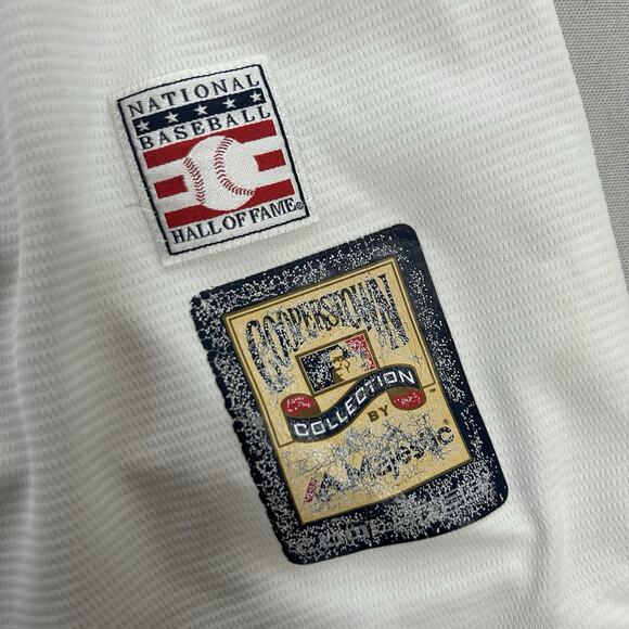 Majestic Reggie Jackson California ANGELS Hall Of Fame Jersey Usa Made XL MLB - Picture 12 of 16